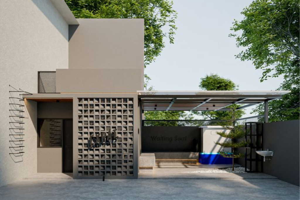 Fasad rumah minimalis